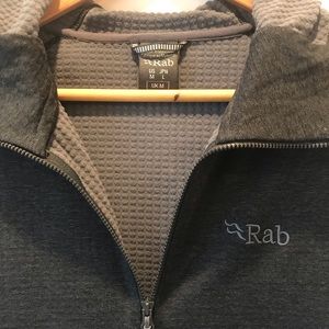 RAB light weight full zippered jacket